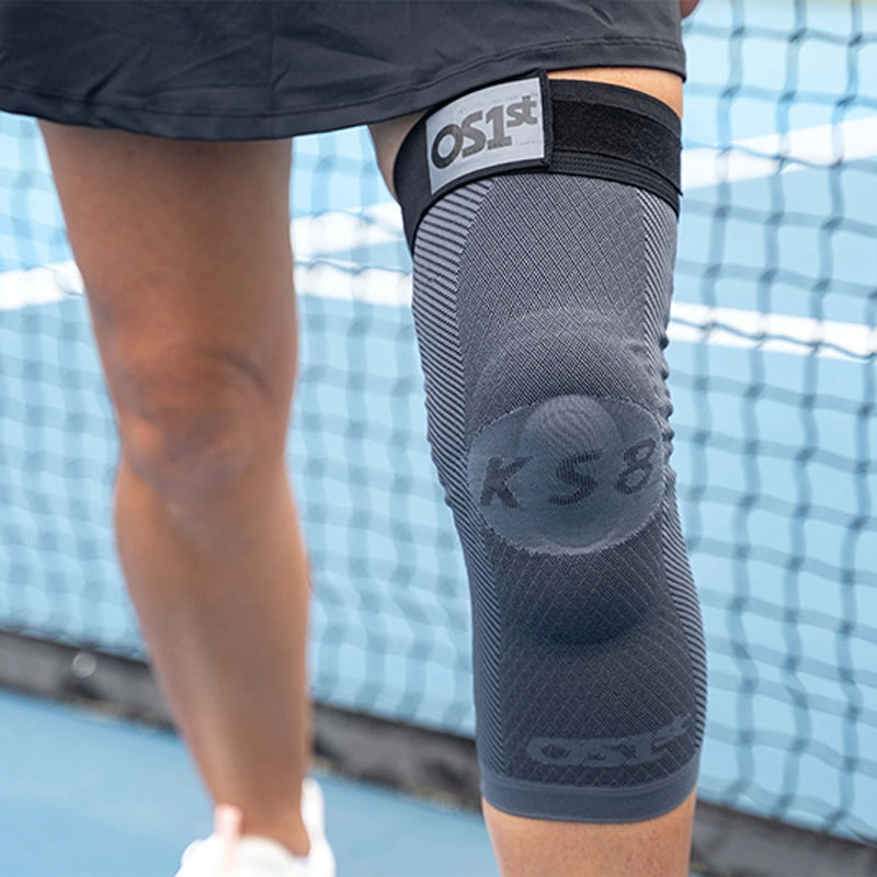 Pickleball player wearing KS8 Performance Knee Brace | OS1st